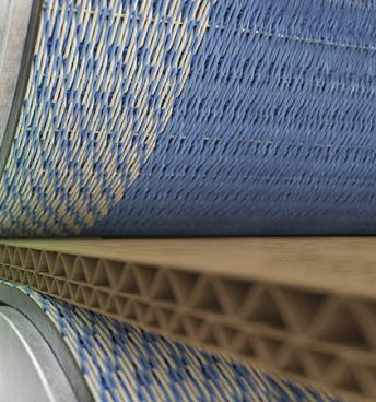 GKD Bluebacker corrugated belt
